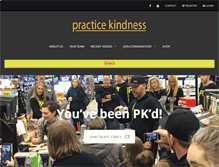 Tablet Screenshot of practicekindness.org